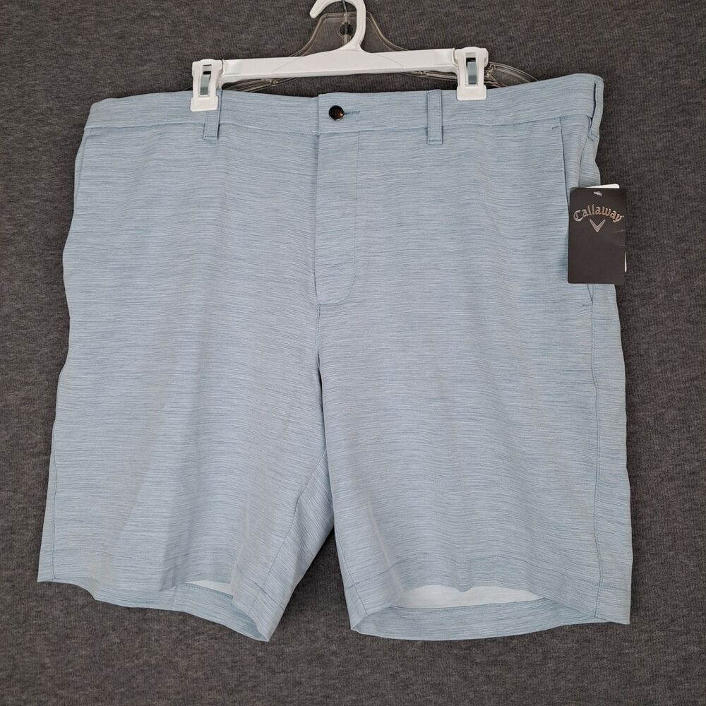 Callaway Golf Shorts Mens Size 40 Blue Opti Dri Moisture Wicking Stretch NWT